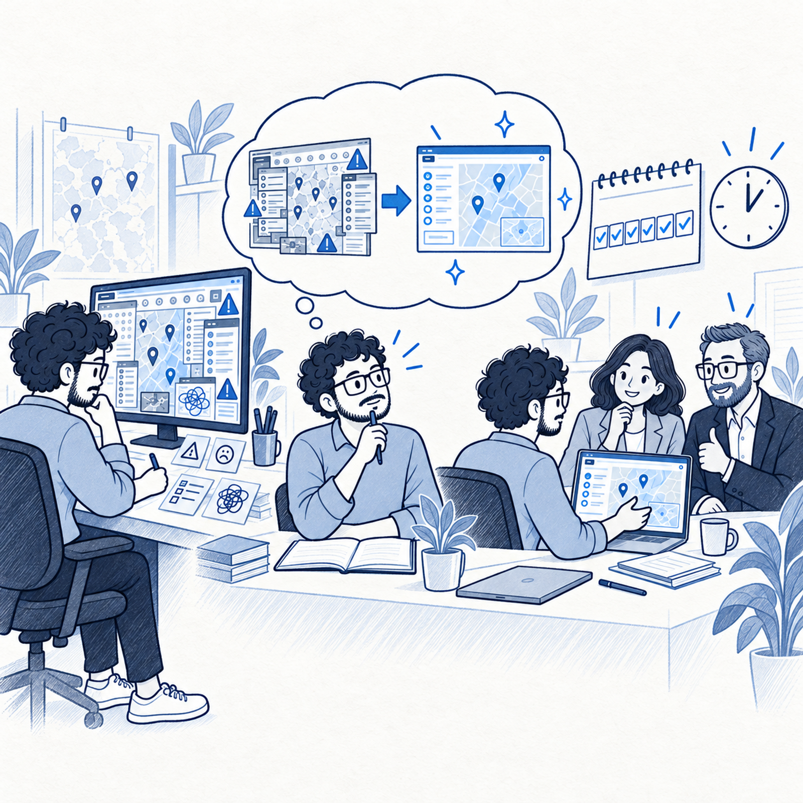 Heuristic evaluation and design approach for the GIS redesign